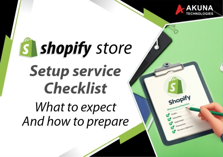 SHOPIFY STORE SETUP SERVICE CHECKLIST - WHAT TO EXPECT AND HOW TO ...